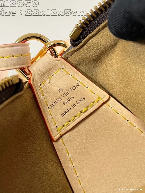 Official oldcobbler 12 x5.5CM Pochette Tirette - x 22 VUITTON LOUIS 0810